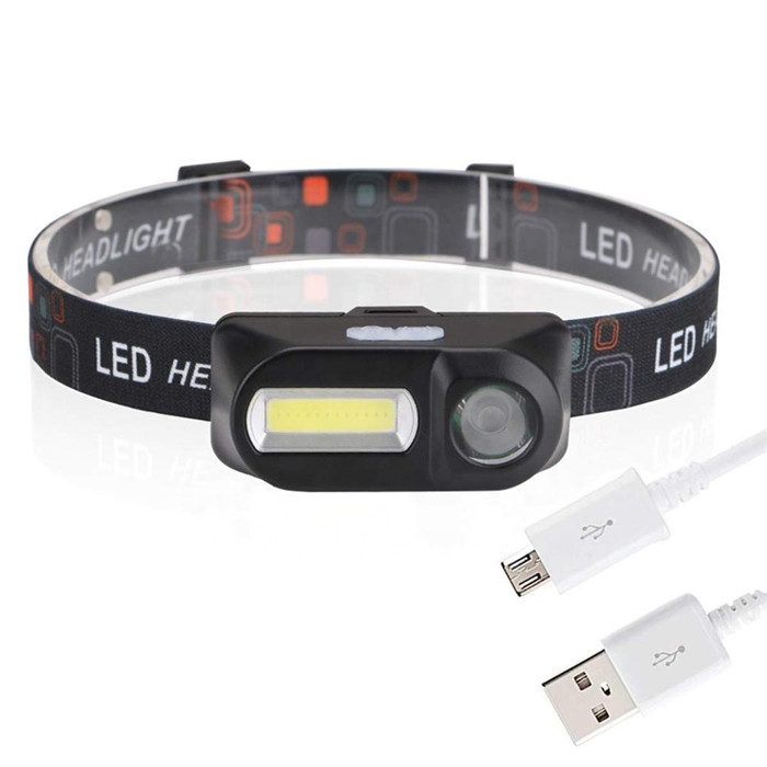 Уличный фонарь для кемпинга с зарядкой от USB, 3 Вт, монолитный блок светодиодов, налобный фонарь
