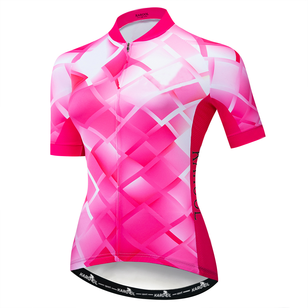 Новая стильная женская велосипедная рубашка Karool Ciclismo Pro на заказ оптом