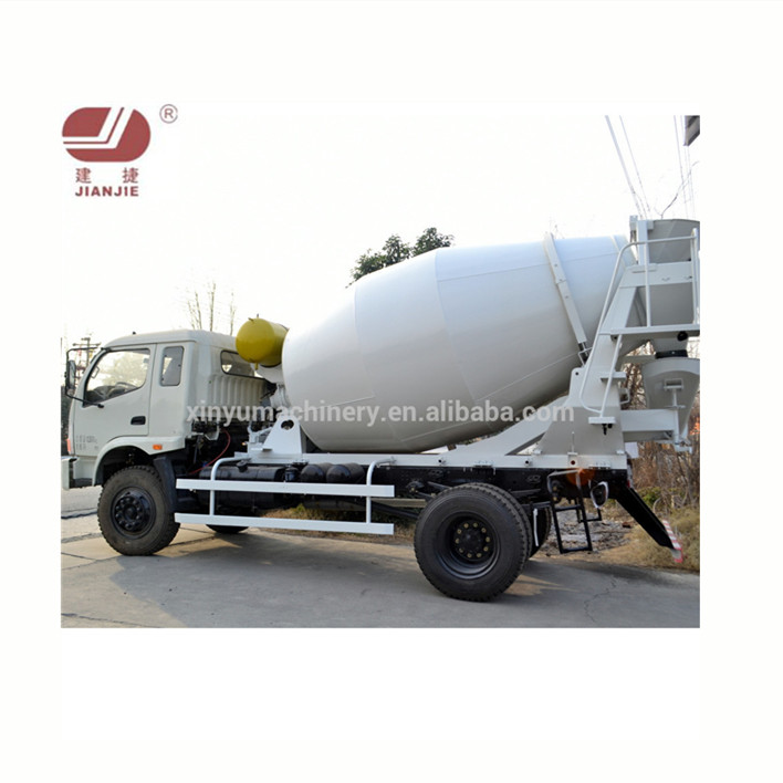 mobile hydraulic concrete mixer beton truck with pump mini concrete mixer car
