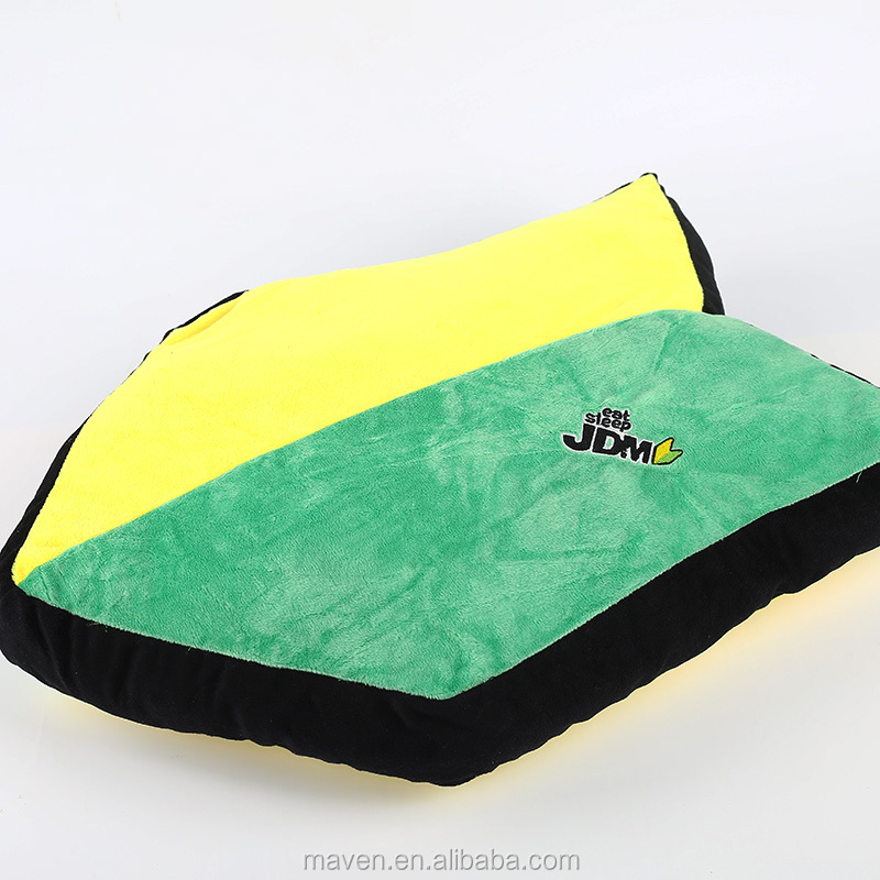 Автомобильная подушка JDM Eat Sleep Wakaba leaf, сиденье, талия, подушка, спинка 45 см MV80004