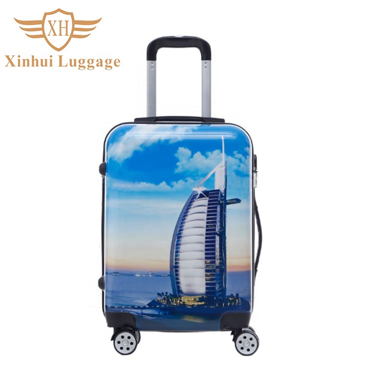 Новая мода abs багажа колесных чемоданы тележки магазин carry-on багаж