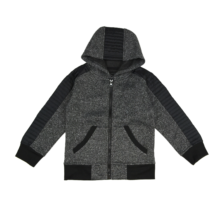 Новая весна создать Greymarl несколько dart стежки толстовка с разрезами Полный Zip Up толстовка с капюшоном со ртом дети