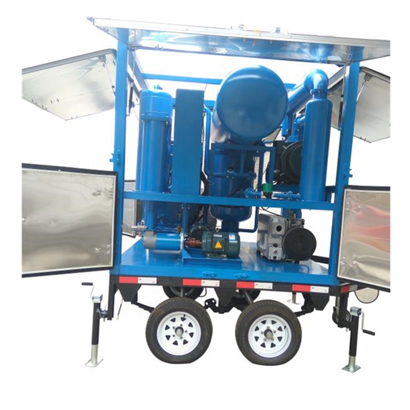 18000LPH Mobile Enclosed Double Stage Vacuum Transformer Oil Purifier