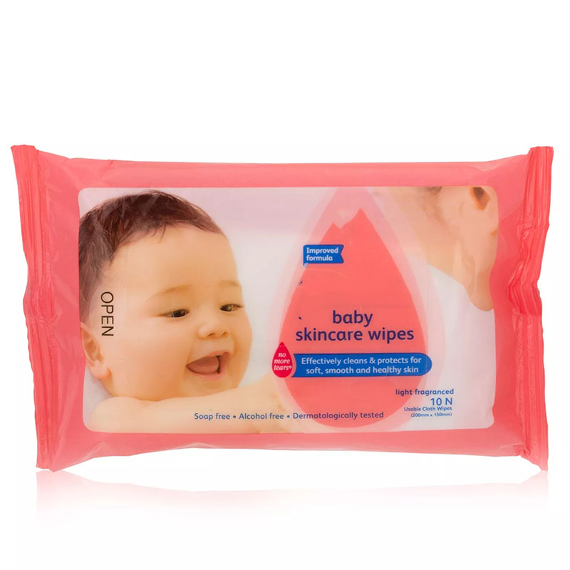 10 pcs natural cleaning baby skin wipes free alcohol wholesale