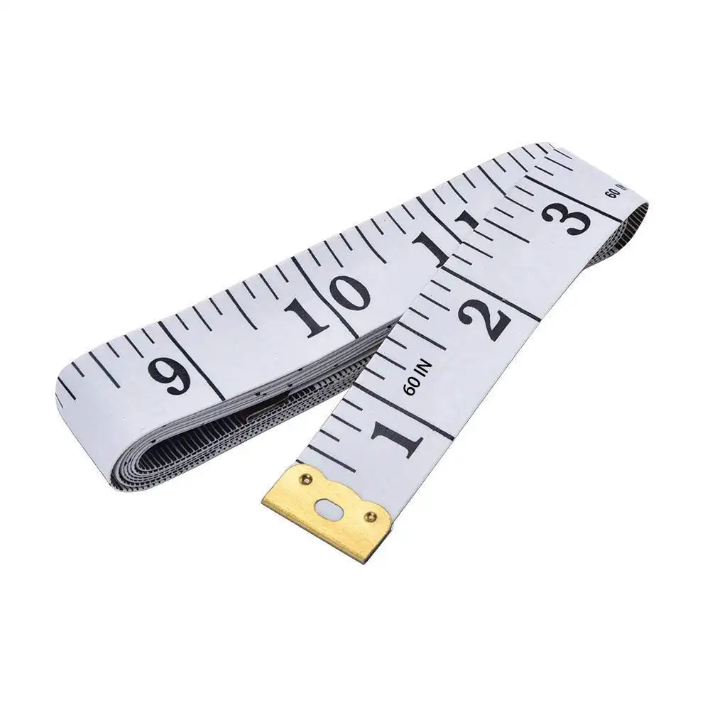 White Soft Tape Measure Double Scale Body Sewing Flexible Ruler for Weight Loss Medical Body Measurement Sewing Tailor Craft