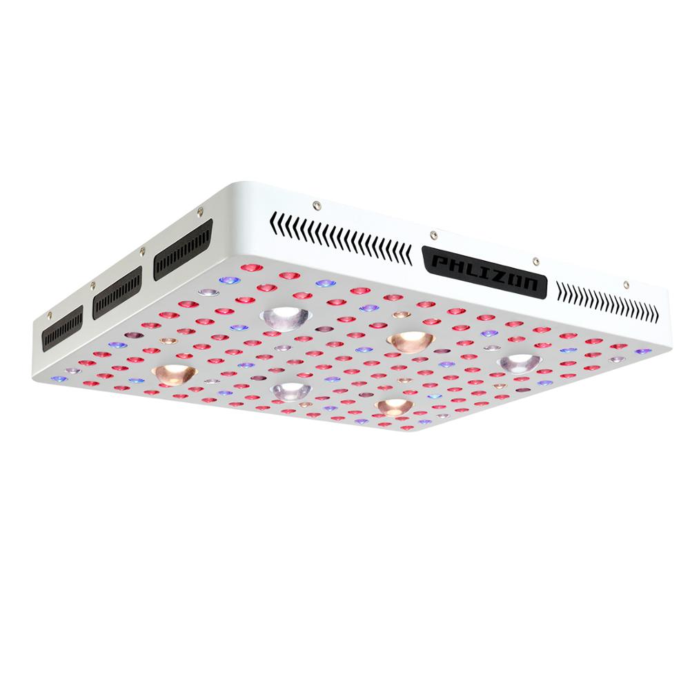 Phlizon 1000w 2000w 3000w полный спектр 380-780nm COB grow light kit для парниковых садоводства и комнатных растений