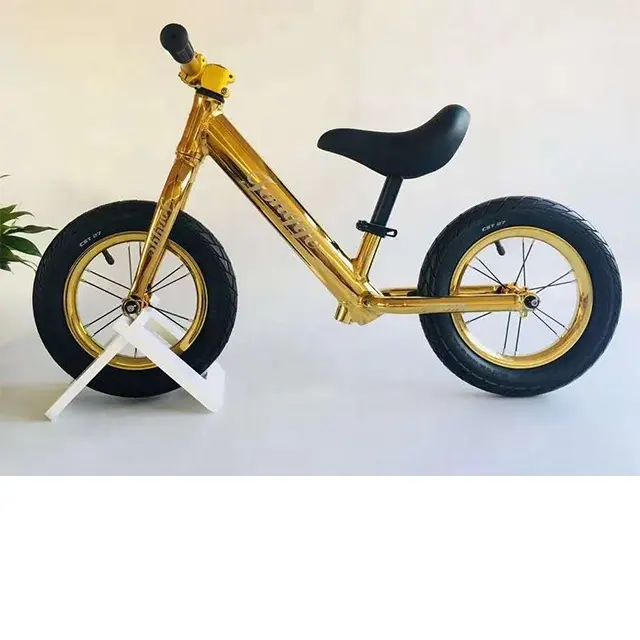 Hot sales Wholesale Cheap new style TG-K023 high quality lightweight alloy 12 inch gold kids balance bicycle