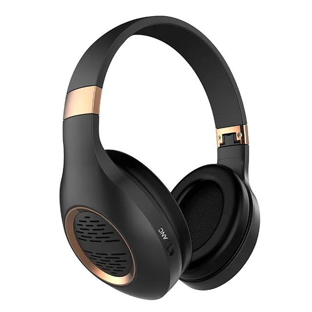 OEM Custom Logo Loud Sound High Quality Best Earphones Audifonos-Bluetooth Wireless Active Noise Cancelling ANC Headphones