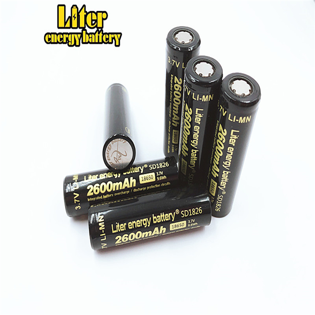 18650 2600 mah 3,7 v Цилиндрический аккумулятор фонарик перезаряжаемый инструмент питания литий-ионный