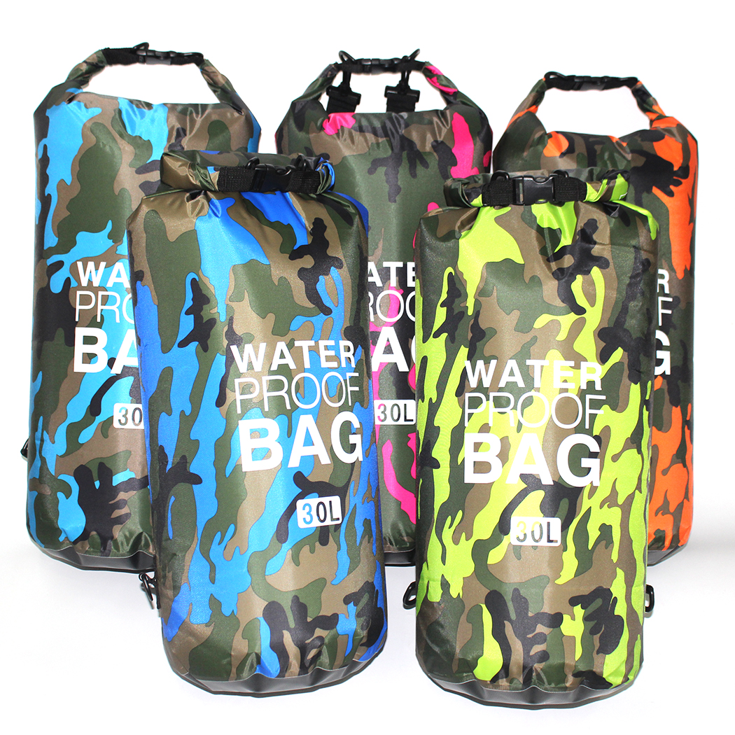 Amazon Best Selling Camo Waterproof Bag Ultralight Polyester Can be Custom Logo Camouflage Dry Bag