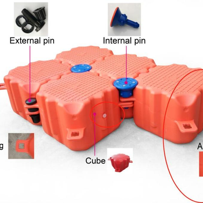 Китай безопасный пластик Оптовая HDPE Корабль используется плавающие доки продажа