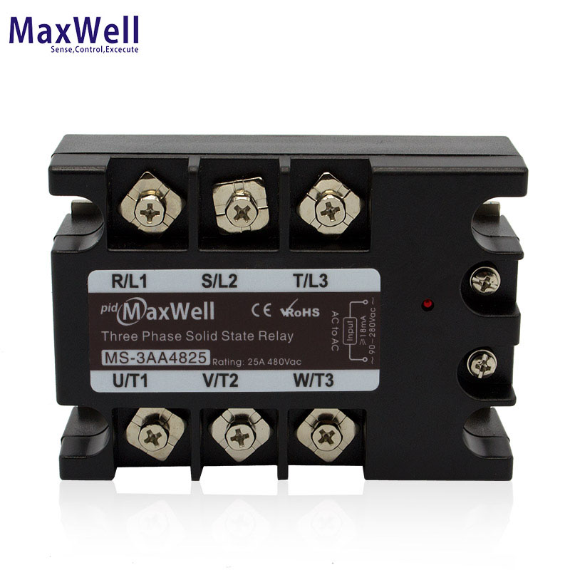 Maxwell MS-3AA4825 25amp ac 3 phase ssr