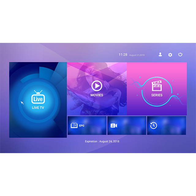 Iptv панель суб код scription Iptv реселлер аккаунт с суб scription M3U Ma-g254 Iptv Box