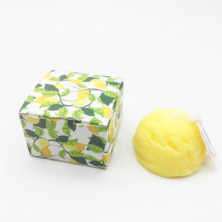 Hot Selling Custom ice cream shaped candle for Romantic wedding gift or birthday gift