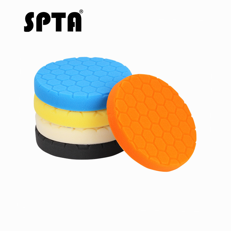 SPTA 7 дюймов 180 мм лучшие цены автомойка пены дрель Полировка Pad комплект автомобиля полировка Pad Set