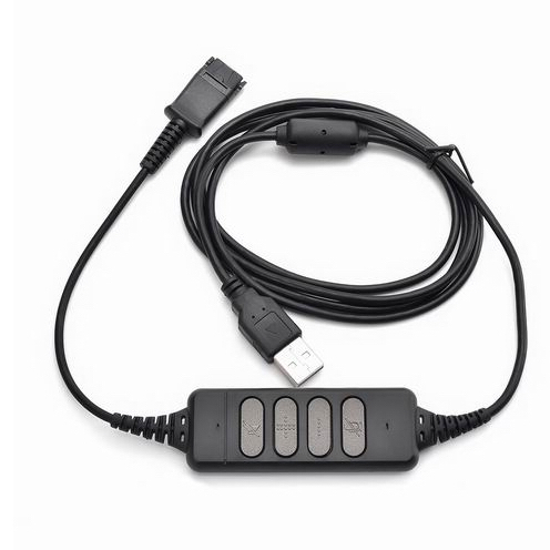 Гарнитура QD (Quick Disconnect) разъем к usb-адаптерному кабелю с регулятором громкости и выключателем звука