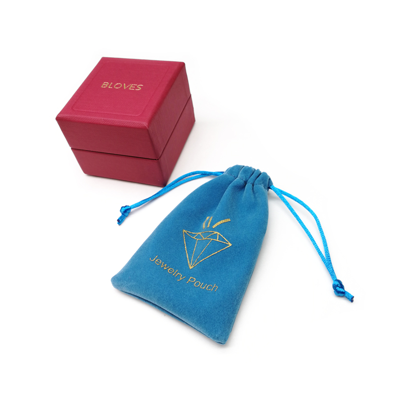 Пользовательские логотип печатных бархат ювелирные изделия Drawstring сумка