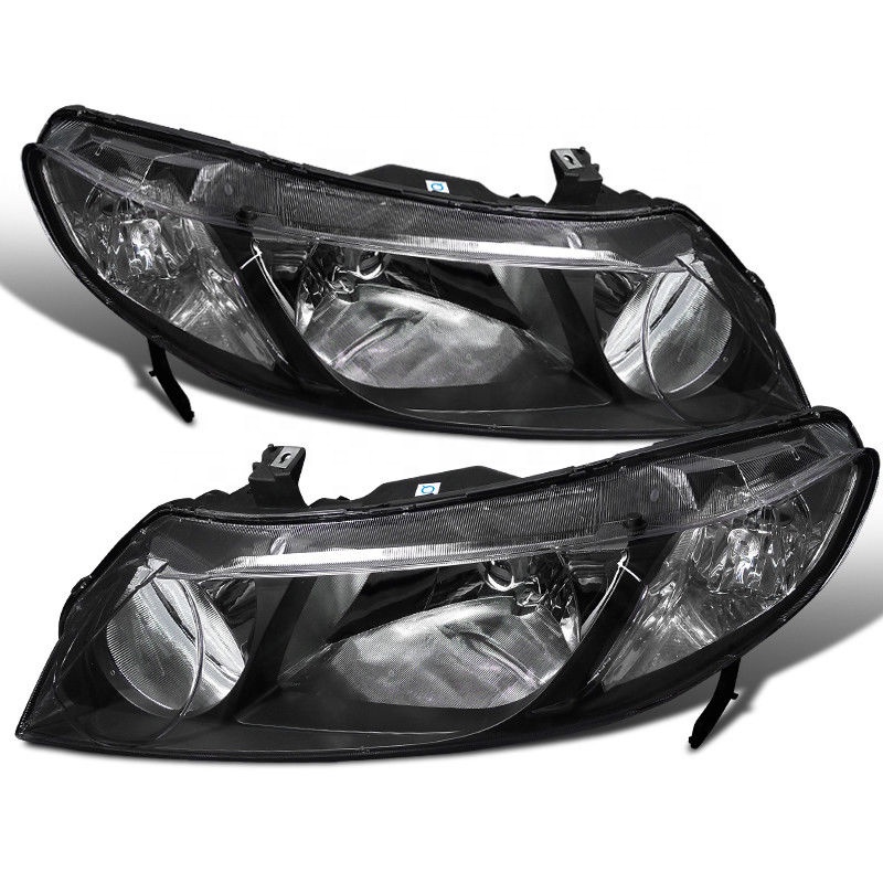 Налобный фонарь для Honda Civic 2006, 2007, 2008, 2009, 2010, 2011, черный налобный фонарь американского типа