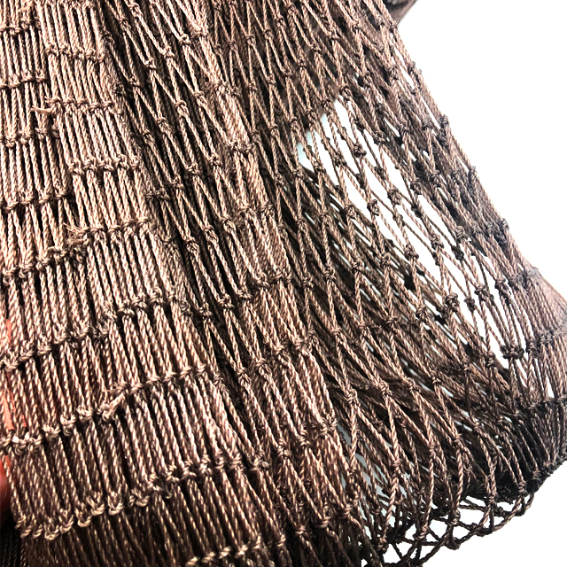 700D/6PLY x 18MMSQ x 200MD x 50M коричневая полиэтиленовая сетка HDPE