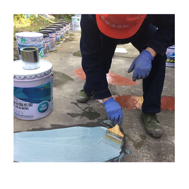 Polymer modified cement waterproofing polymer cement paint coating