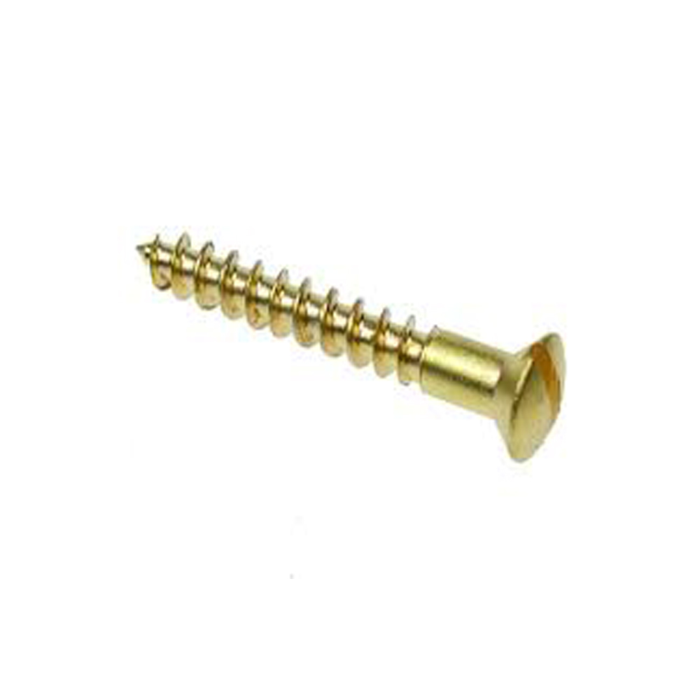Латунные щелевые поднятые Countersunk головки деревянные винты