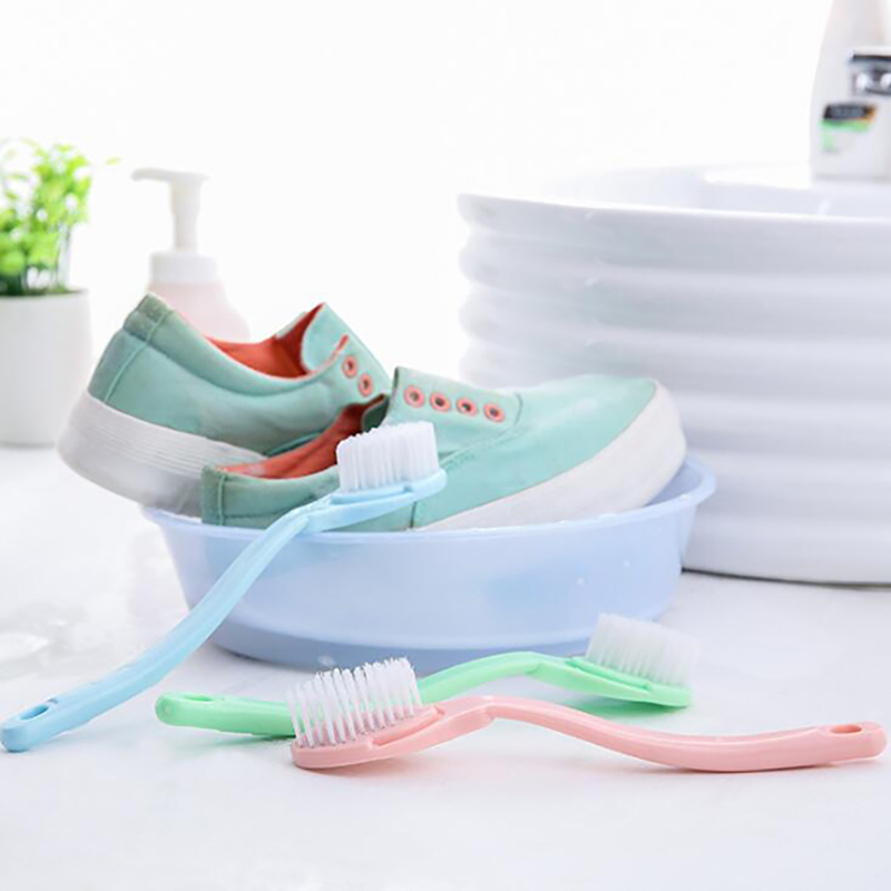 PP Long Handle Single Head Shoe Brush Cleaning Brushes Fur Laundry Can Be Hung Strong Detergency Articles Of Daily Use