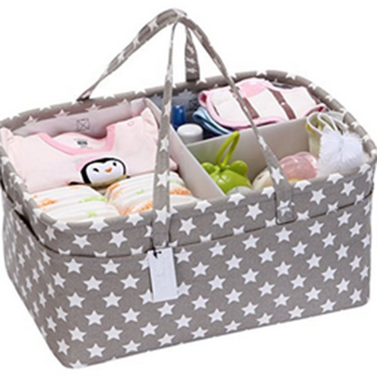 100% хлопок холст многофункциональный Mommy Baby Детский пеленки Caddy Органайзер Сумка