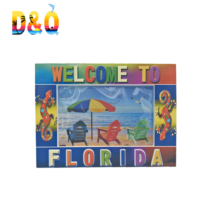 Сувенирная резиновая фоторамка florida под заказ
