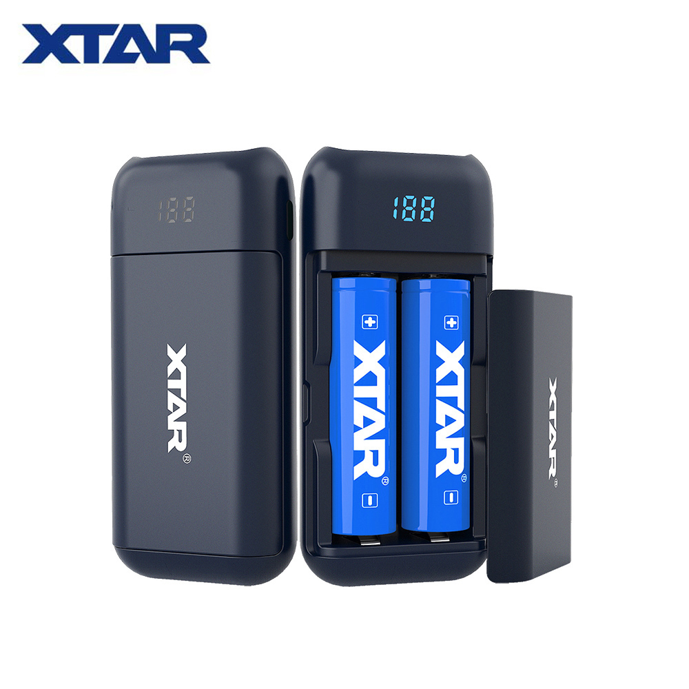 XTAR PB2 2 ампер двумя секциями 18650 зарядное устройство для электронных сигарет