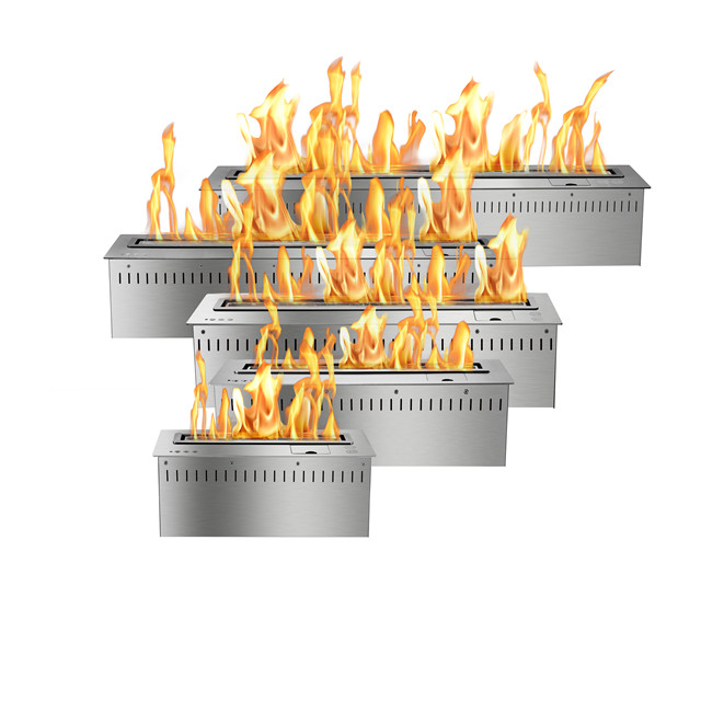 Free shipping to door 36inch 304# stainless steel remote control intelligent bio fire place