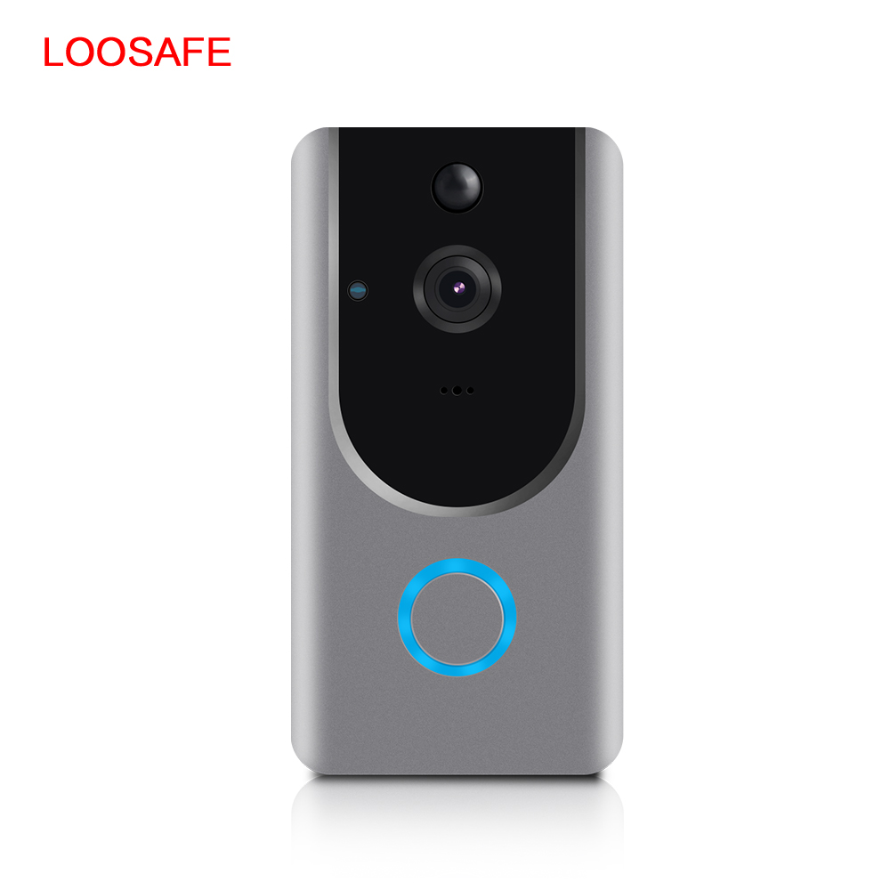 720P Smart Alarm Wi-Fi видео Звонок батареи PIR обнаружения движения домашней беспроводной дверной звонок системы