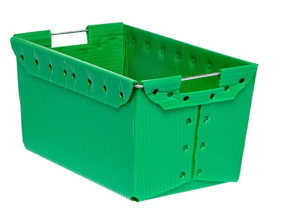Pp корфлейта хранения tote для фруктов, pp correx фрукты tote, гофрированные пластиковые tote