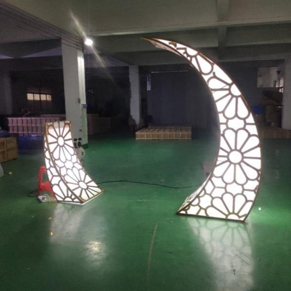 Уличное украшение Eid LED Рамадан Луна акриловые мотивные светильники