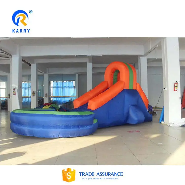 Mini commercial inflatable water slide swimming pool for home use,fun inflatable pool slides for adults and kids