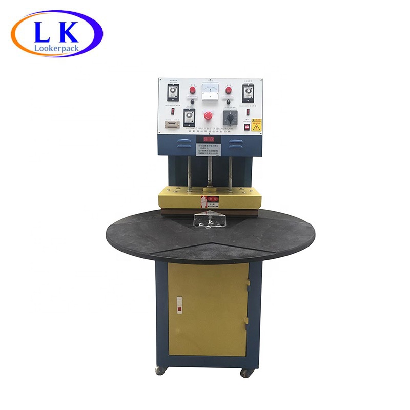 Blister to card front face hot sealing machine