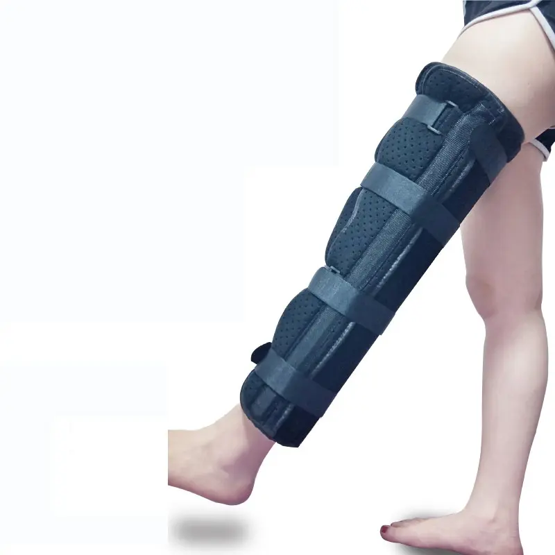 Трехпанельный Колено Иммобилайзер коленного бандажа & стабилизатор для восстановления колено переломов нестабильности ACL мениска артрит