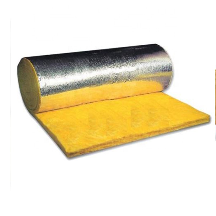 glass wool roll with reinforced aluminum foil fiberglass wool board blanket for sound absorption
