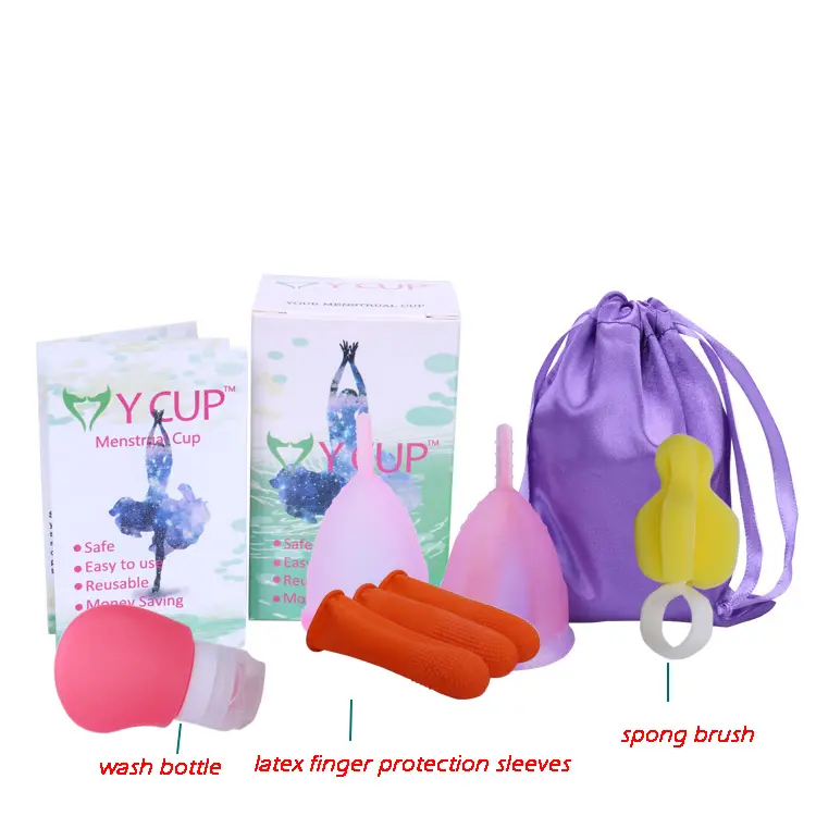 2019 FDA CE 100% Medical Silicone Lady Menstrual CupSets