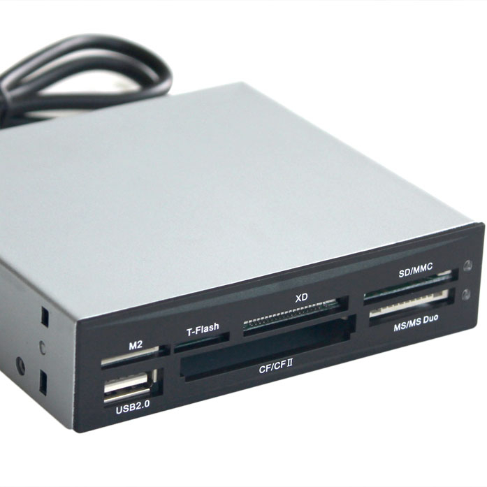 Многофункциональный внутренний картридер с 6 портами с одним USB-портом, устройство записи светодиодных индикаторов.