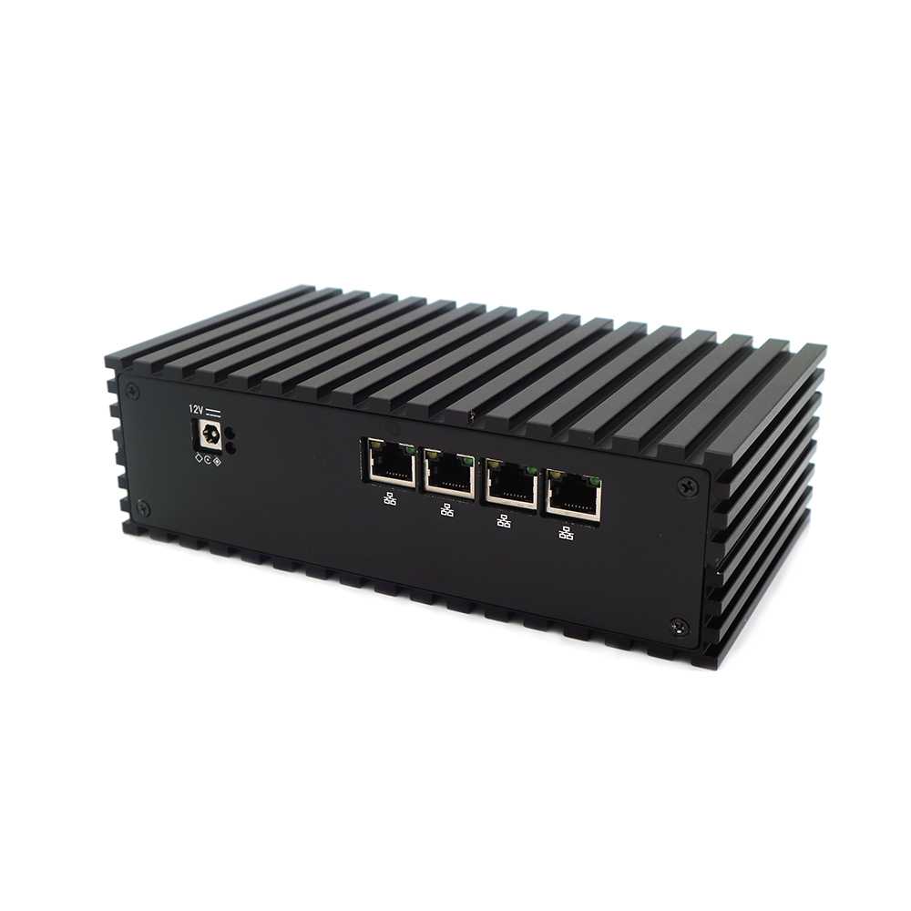 4 lan intel core i3 i5 i7 сервер barebones x86 linux микро ПК Мини компьютер