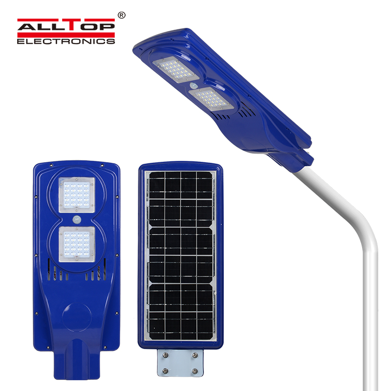 ALLTOP высокомощная солнечная панель Водонепроницаемая ip65 40 Вт все в одном светодиодная Солнечная уличная лампа