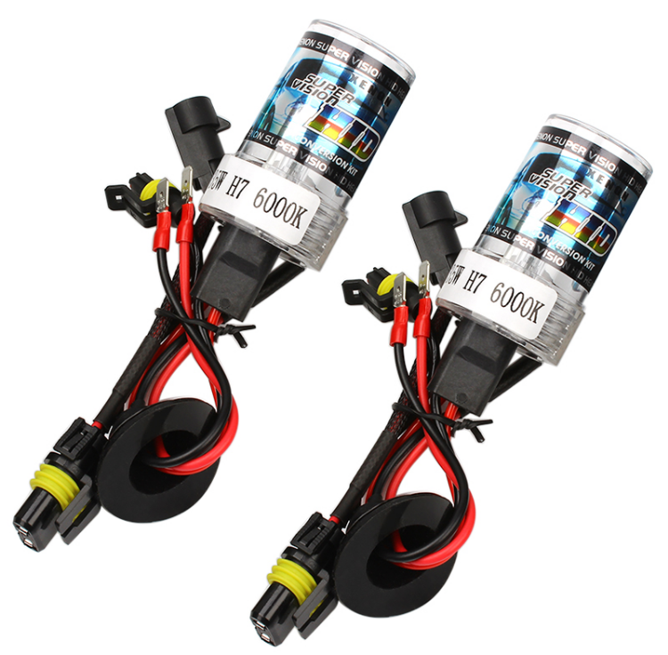Оптовая продажа, ксеноновая лампа высокой яркости 35 Вт h7, ксеноновая hid h7 6000k, ксеноновая галогенная лампа для фар, ксеноновая лампа