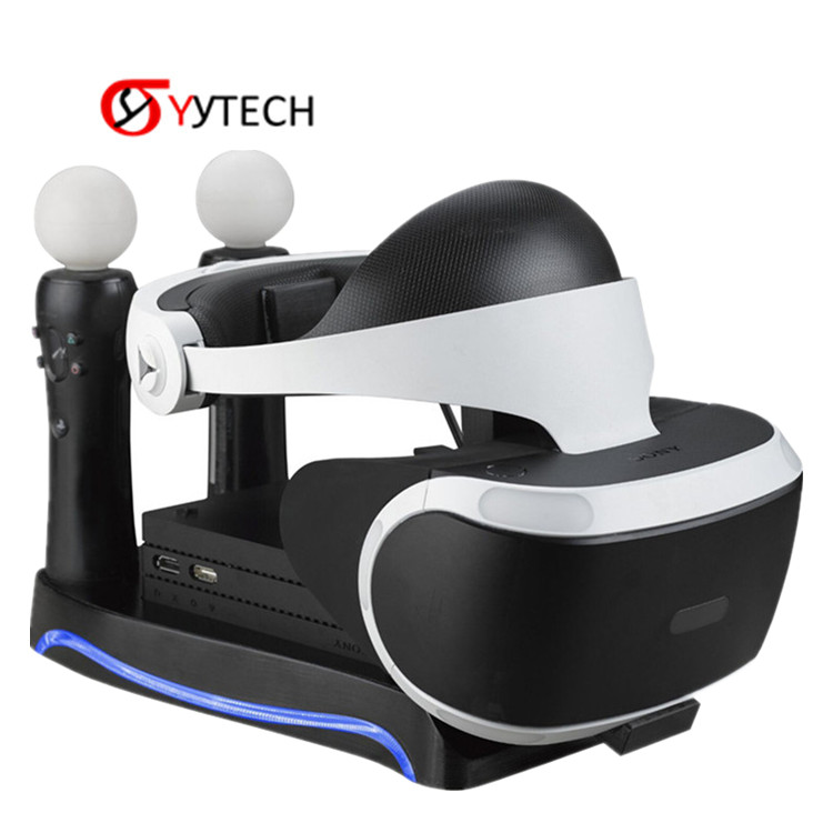 Зарядная Станция SYYTECH, док-станция для PlayStation 4, PS4, VR, игровые аксессуары