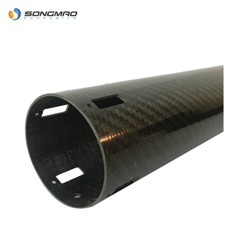 50mm 60mm 100mm 110mm Large Diameter Carbon Fiber Tube