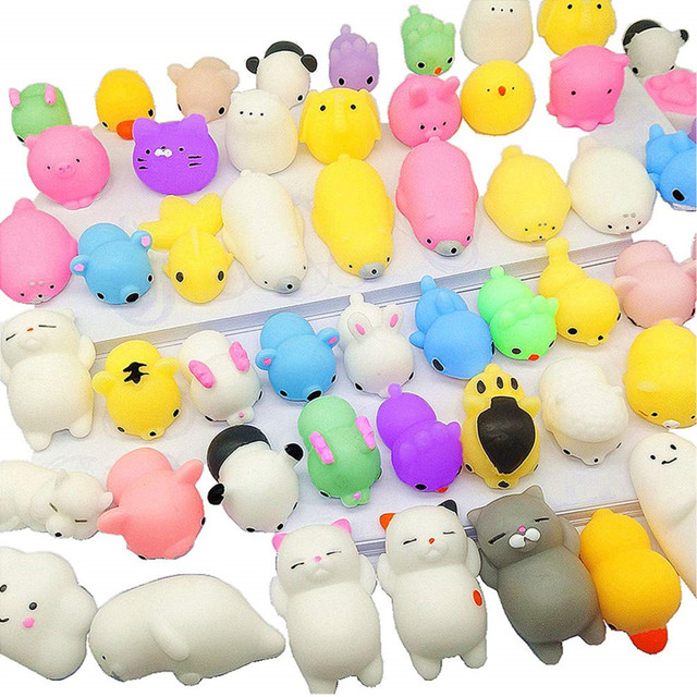 2019 Super Fun Stress Release Mini Kawaii Mochi Animal Squishies Toy for Kids&Adults