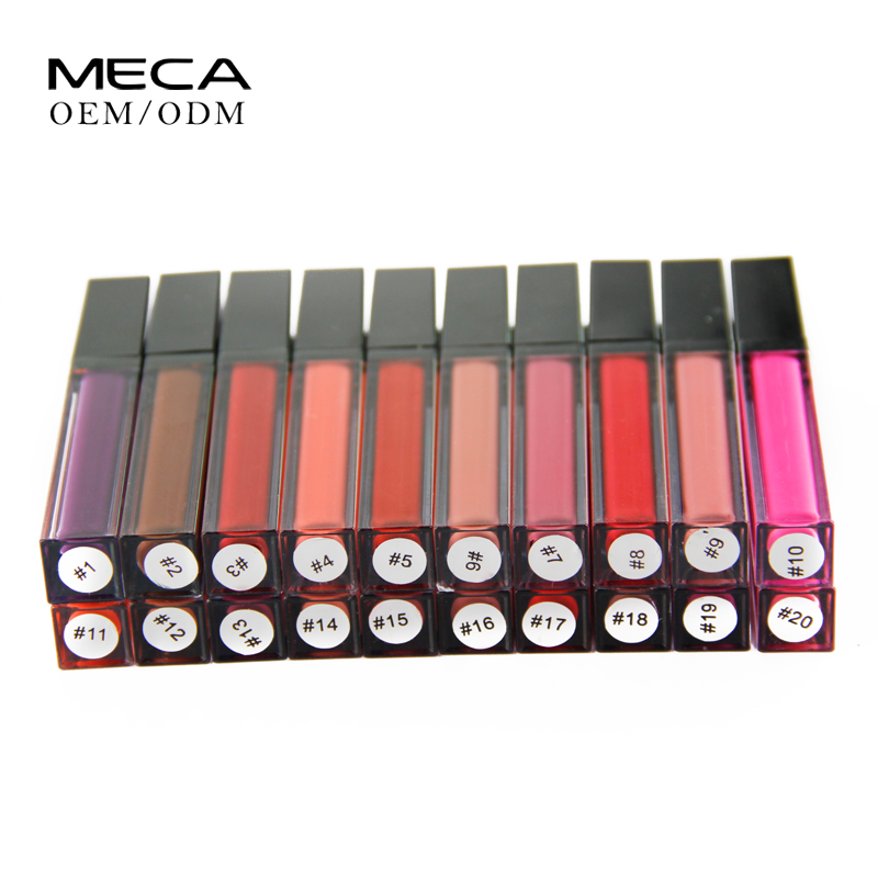 make your own brand private label lip gloss low MOQ organic Waterproof custom lip gloss
