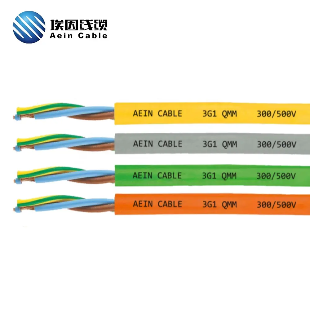 UNIPUR 3G1mm2 lexible при низкой температуре прочный TPE/PUR соединительный кабель