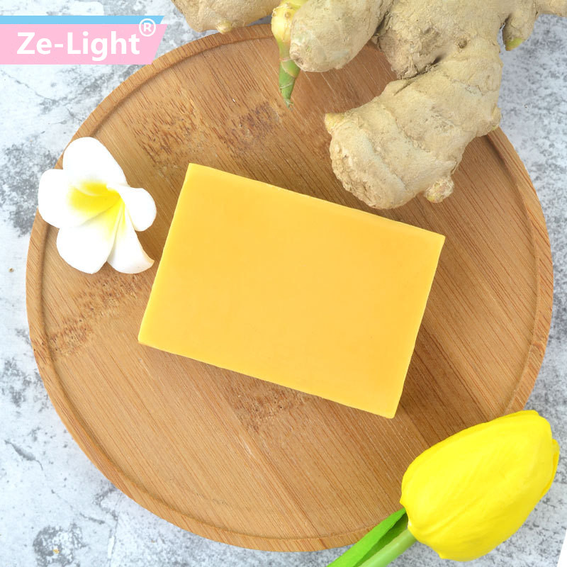 Wholesale Handmade Natural Organic Ginger whitening face soap