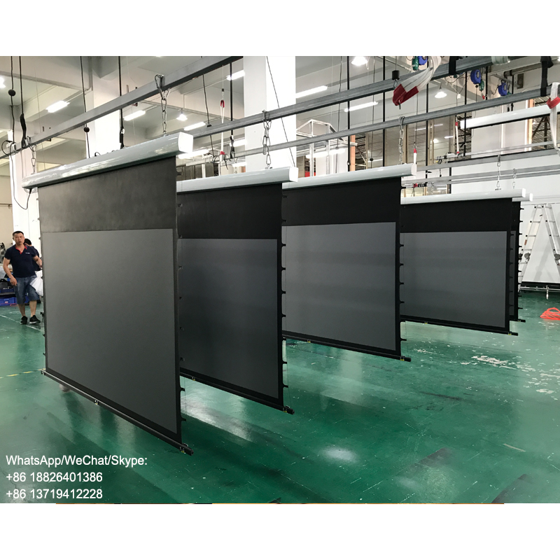 Xyscreen 120 дюймов ALR Черный В-Потолочный моторизированный проектор экран