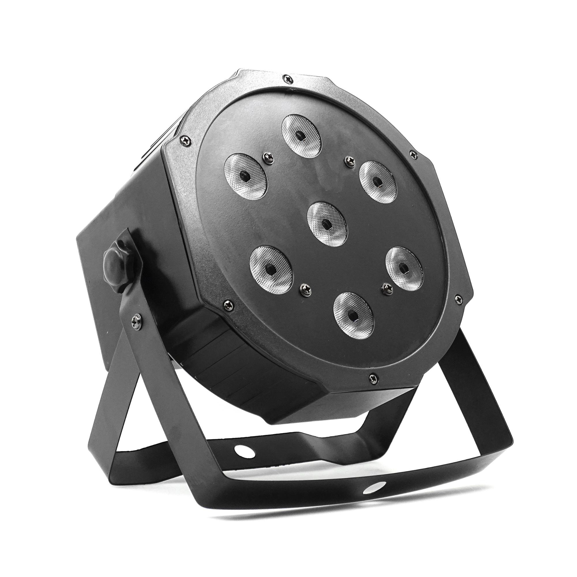 RGBW светодиодные Свадебные огни 10W x 7 LED DMX 512 Par Can сценическое освещение супер яркий par свет
